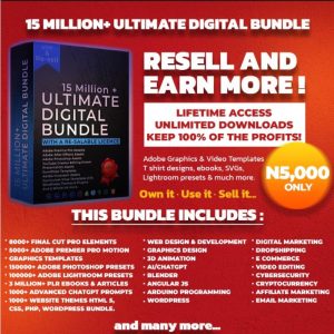 15 MILLION+ Ultimate Digital Templates and Courses