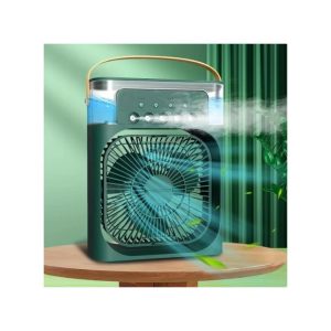 7 Inches Rechargeable Water Mist Table Fan With Humidifier